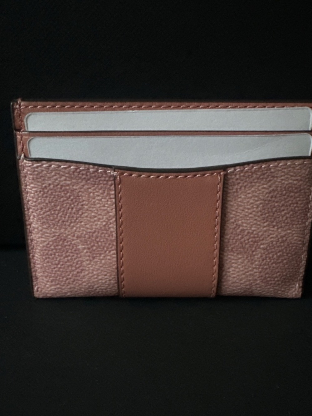 Coach Essential Card Case In Signature Canvas - Picture 5 of 7
